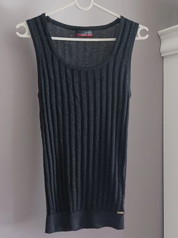 Débardeur maille métallisée La city