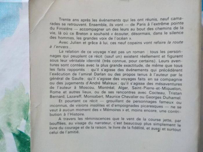 Julien ou la route à l'envers de Philippe Ragueneau Ed. Albin Michel - photo numéro 2