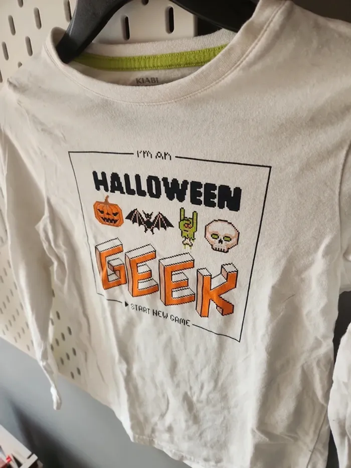 Tshirt ML halloween kiabi - photo numéro 2