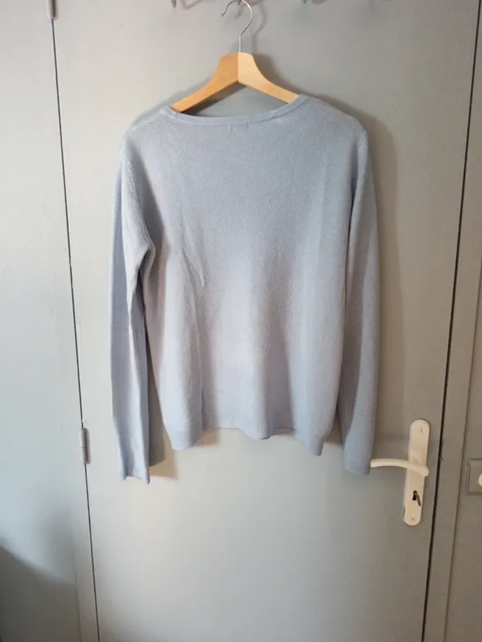Pull bleu clair - photo numéro 3