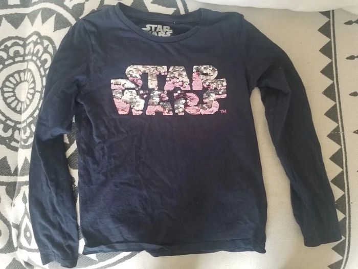 T shirt Star wars a sequins
