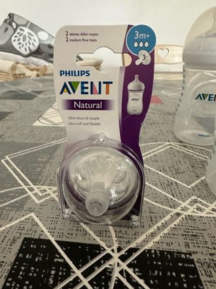 Lot de biberons + tétines AVENT - photo numéro 2
