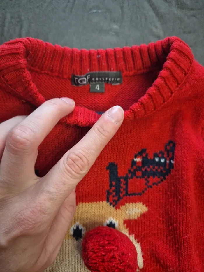 Pull renne de Noël - photo numéro 3