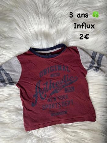 T-shirt 🍀 3 ans 🍀 Influx