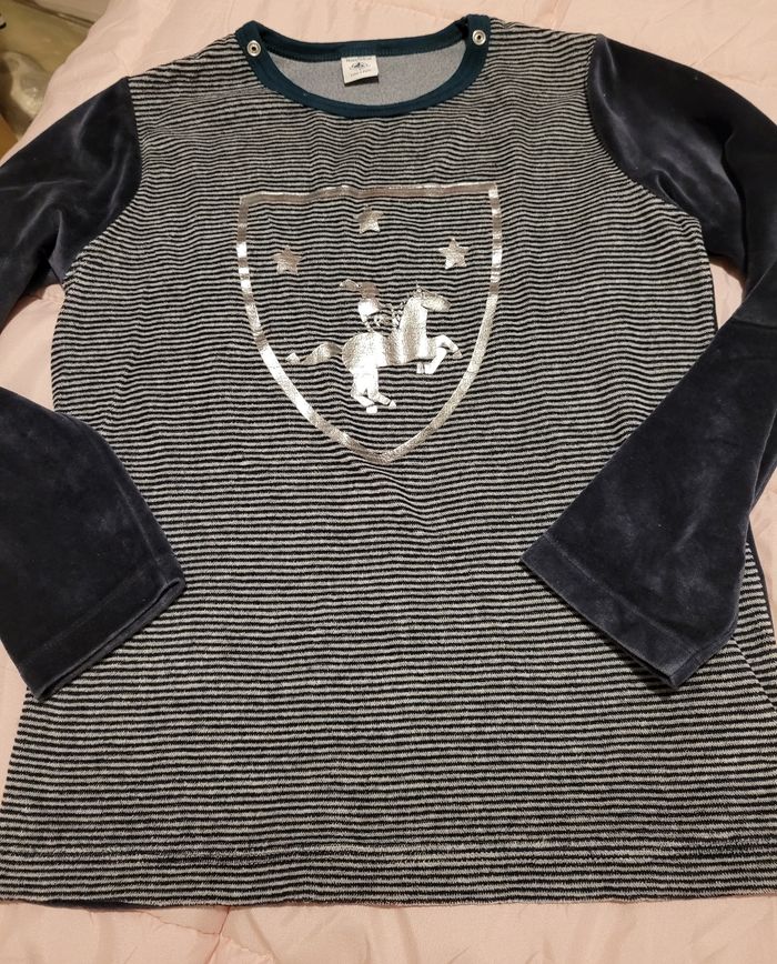 pyjama velour petit bateau 10ans (18e) - photo numéro 2