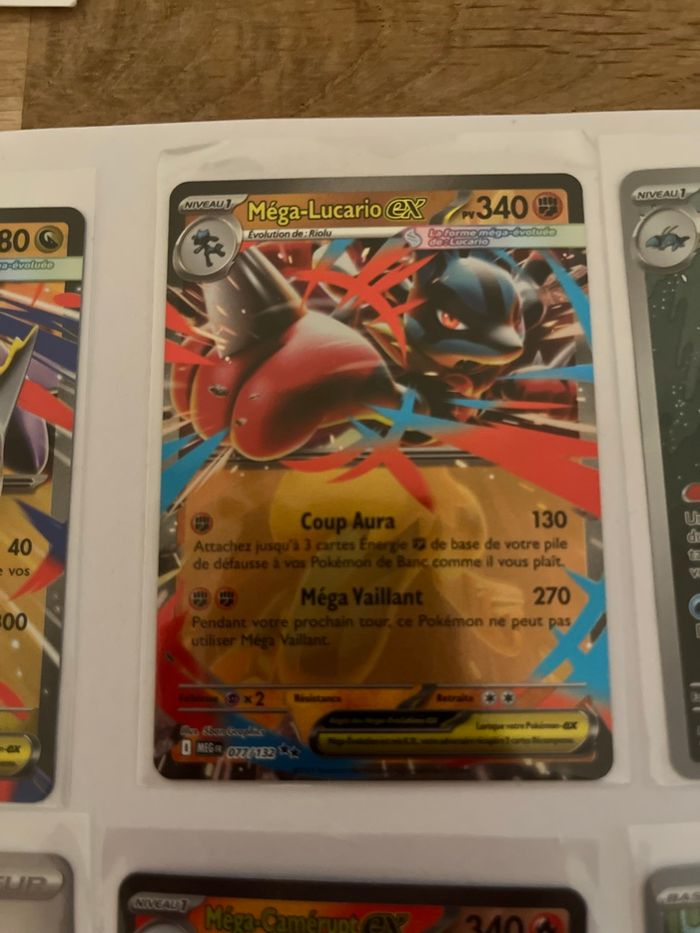 Lot de carte Pokémon méga évolution - photo numéro 2