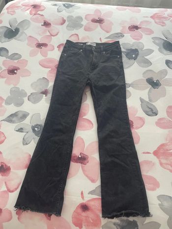 Jeans noir boot crop
