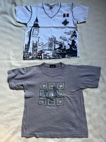 2 t-shirts 8 ans