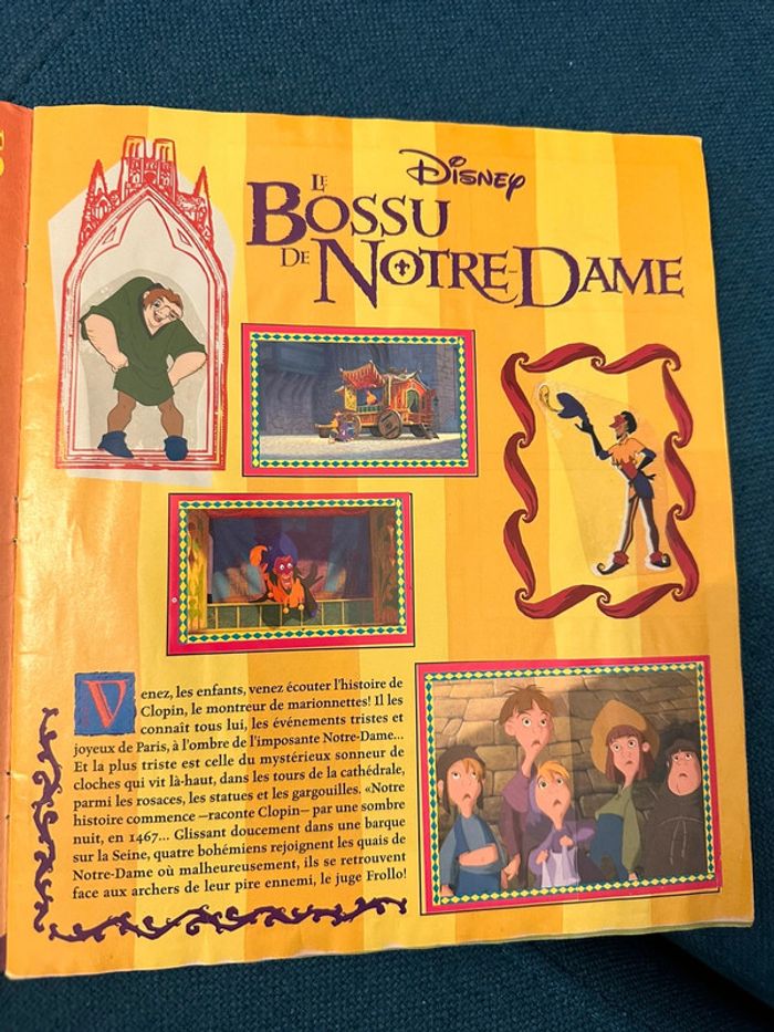 Album Panini complet Disney Le bossu de notre dame Quasimodo stickers autocollants - photo numéro 3