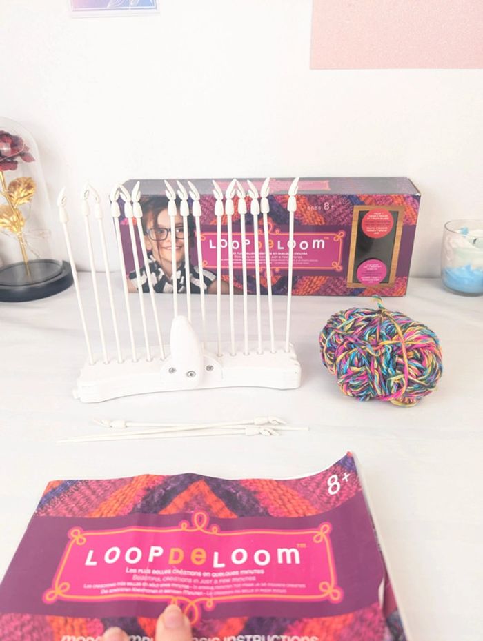 Loopdeloom activité manuelle laine maille multicolore - photo numéro 3