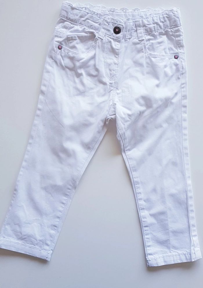 Pantalon blanc Tex Baby 23 mois