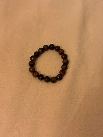 Bracelet perle marron