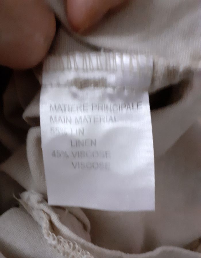 Pantalon 7/8ème  lin - photo numéro 4