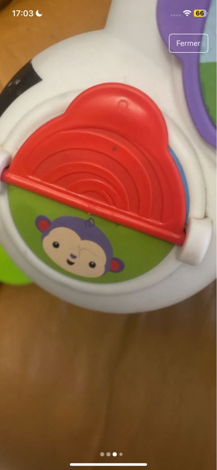 Trotteur zèbre Fisher price - photo numéro 3