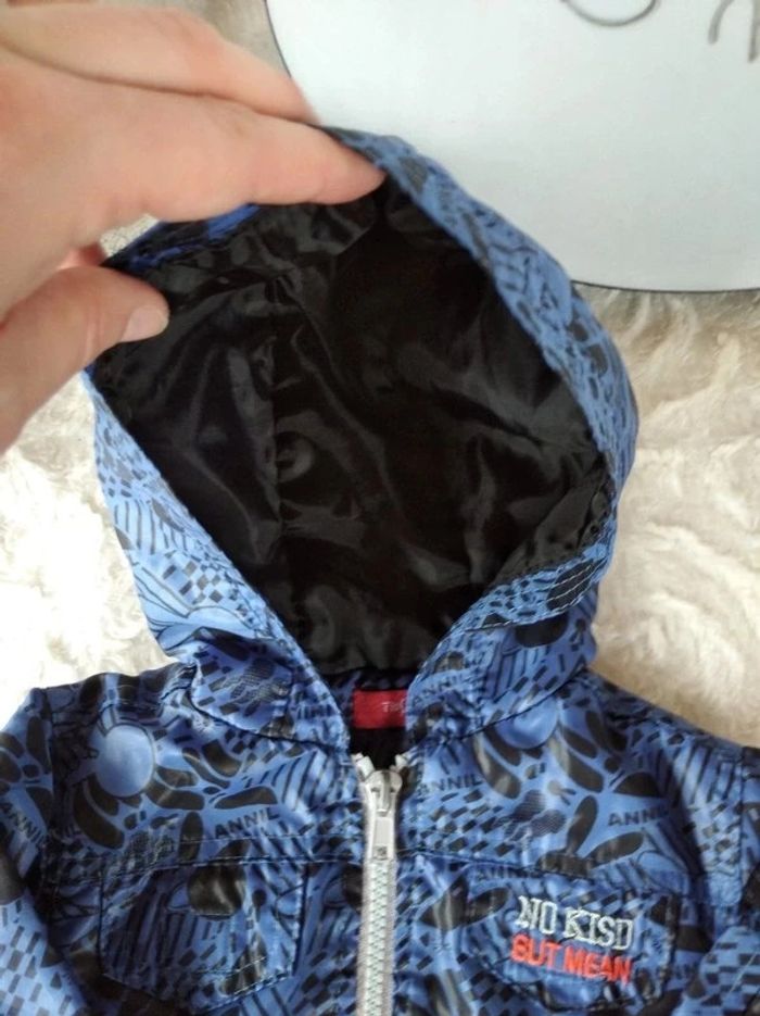 Veste blouson imperméable avec capuche Garçon 6 mois Tissaia - photo numéro 7