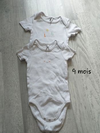 Lot 2 bodies 9 mois