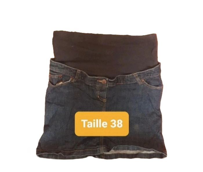 🤰Mini-jupe de maternité. Taille 38. Colline🤰