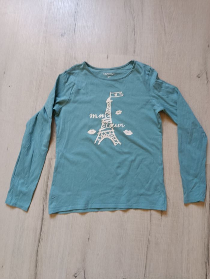 Tee-shirt manches longues marque in extenso taille 14 ans