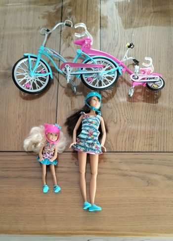 Barbie sisters bike