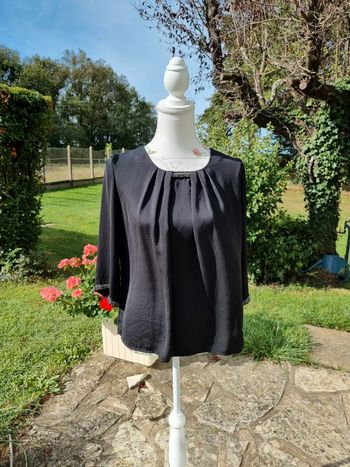 Camaïeu blouse noire * taille 40 *