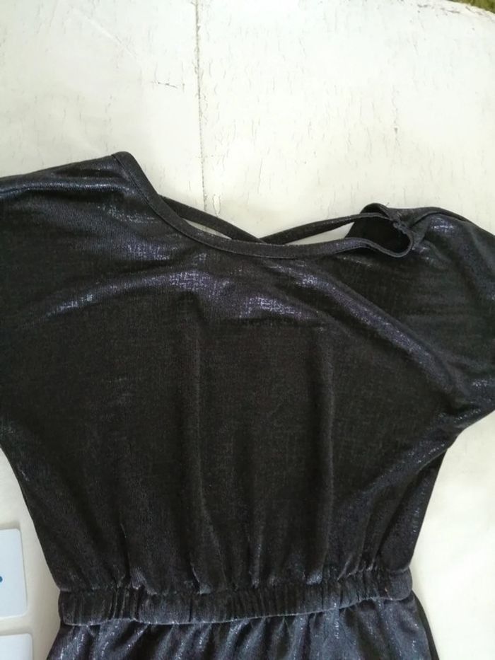 Robe noire pailletée 8 - 9 ans fille - photo numéro 3
