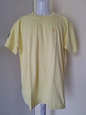 T-Shirt taille L marque Puma couleur jaune