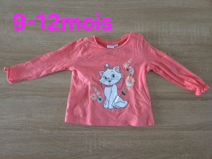 Ensemble marié aristochat  9-12 mois - photo numéro 2