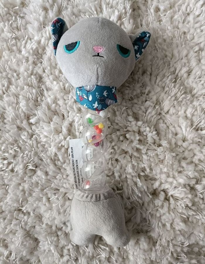 Hochet chat bâton de pluie