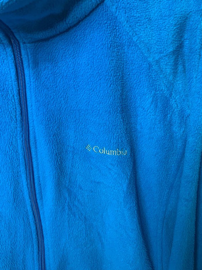 Veste polaire / Fleece jacket Columbia bleu - photo numéro 2