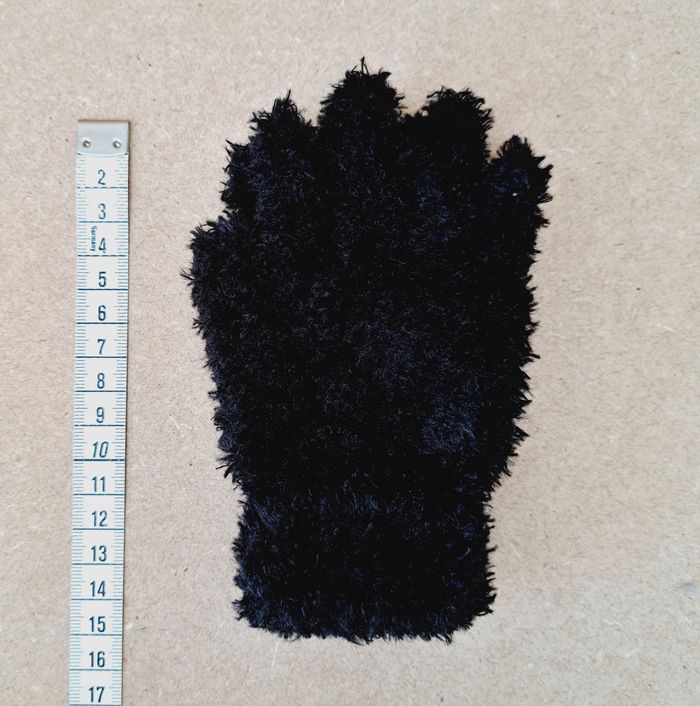 Paire de gant  5-6 ans -  noir - NEUF - photo numéro 2