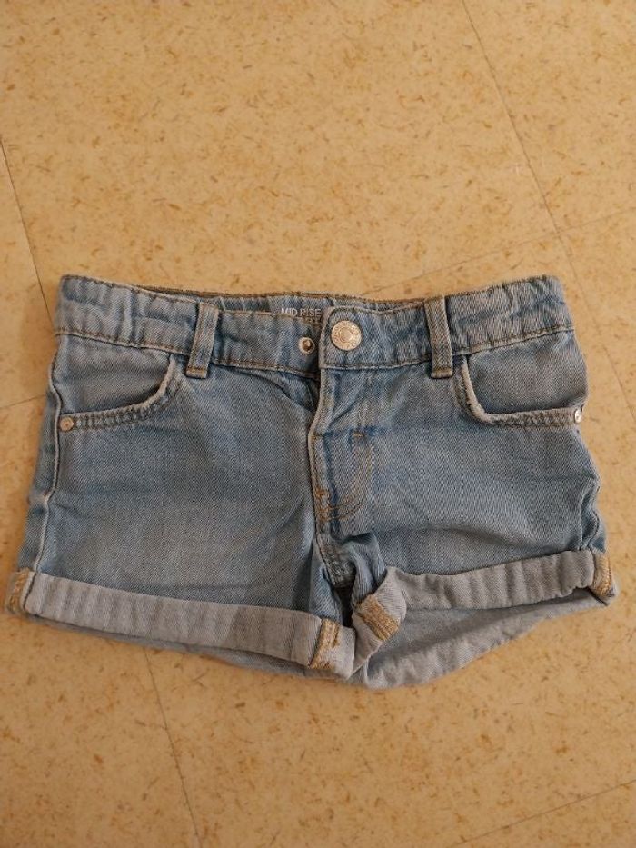 Short jeans fille
