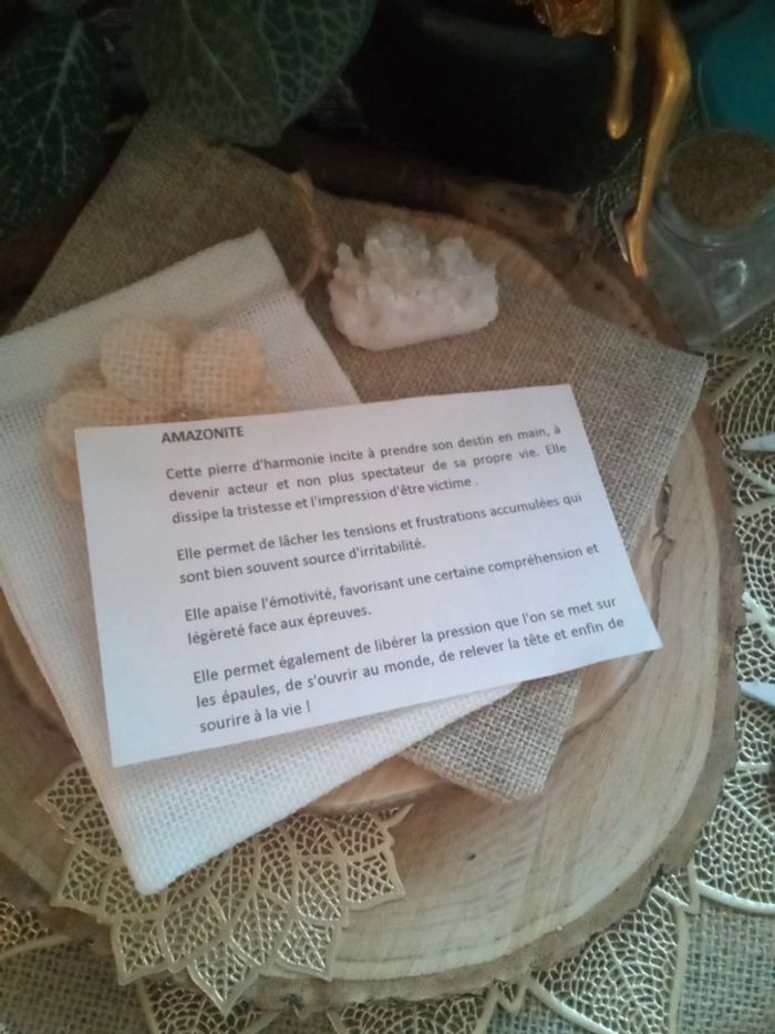 Collier tout en pierres d'Amazonite 🩵. - photo numéro 4