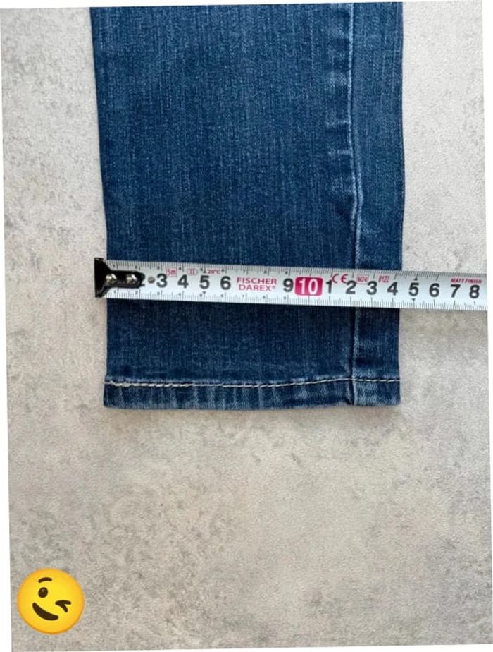 Jeans Levi's 524 W28 FR38 coupe skinny bleu Femme women pan586b - photo numéro 6