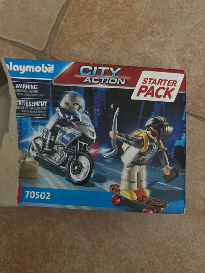 Playmobil police et voleur