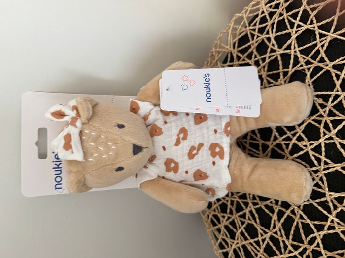 Peluche small Kendi en Veloudoux, beige/terracotta Noukie's - Beige