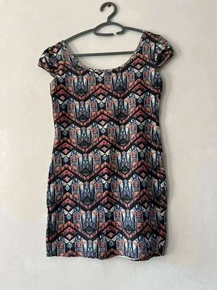 Robe à motif - MIM - Taille 36 / S - photo numéro 5