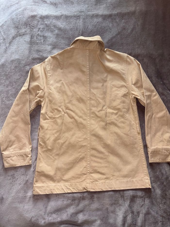 Veste en jean beige stradivarius femme taille M en très bon état - photo numéro 7