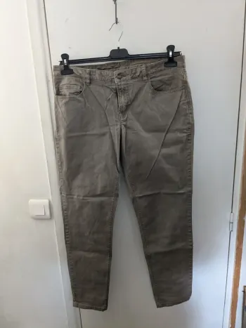 Jeans United Colors of Benetton beige foncé