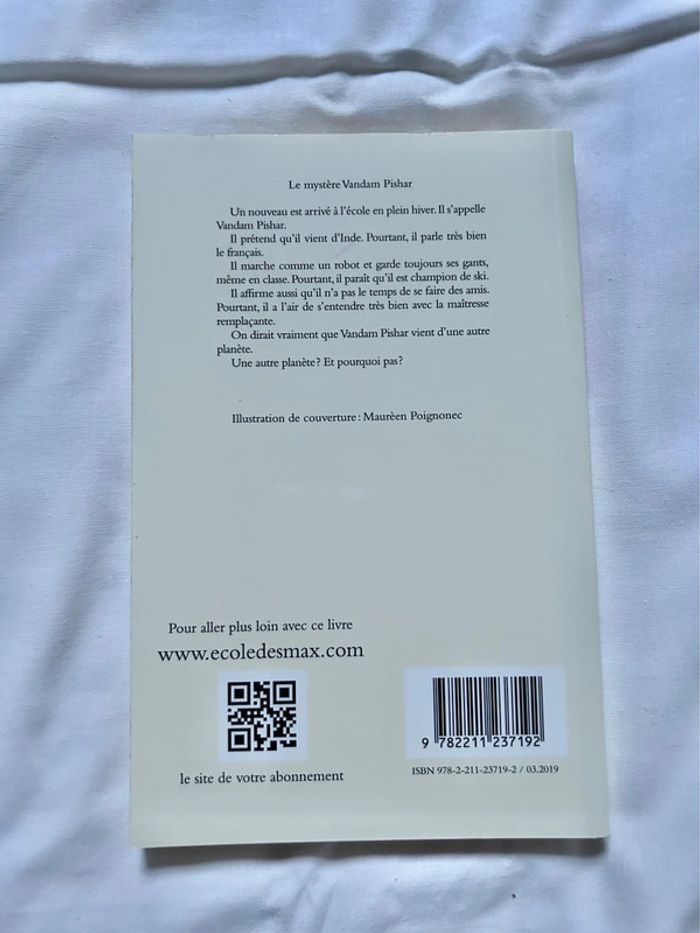 Livre Le mystère Vandam Pishar - photo numéro 2