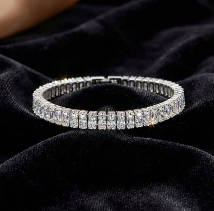 Bracelet tennis en argent 925 – Éclat raffiné, style intemporel - photo numéro 3