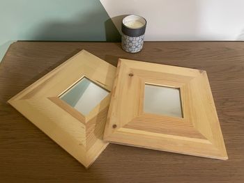 Lot 2 miroirs bois neufs sous blister IKEA (lot 2)