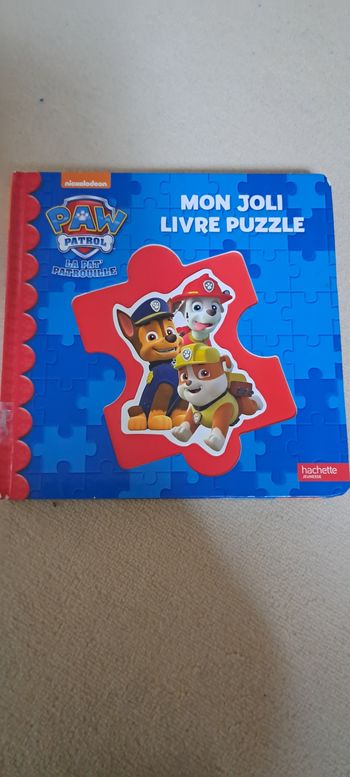 Livre puzzles pat patrouille