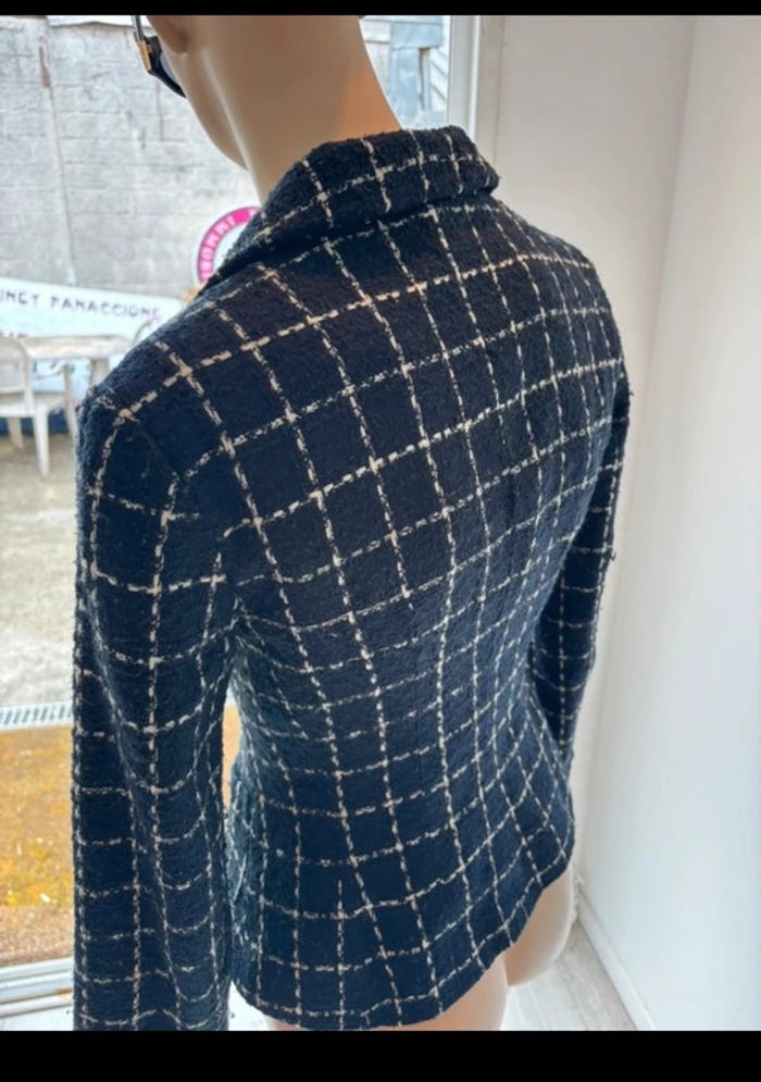 Veste Zara à carreaux style tailleur – Taille M - photo numéro 8