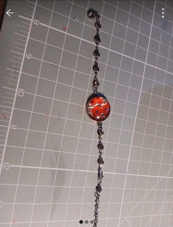 Bracelet cabochon verre 