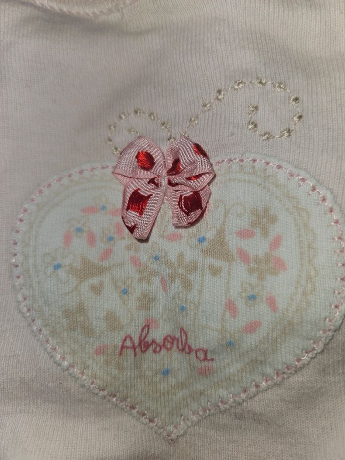 đ Body rose manches courtes â Absorba â 24 mois - photo numĂ©ro 2