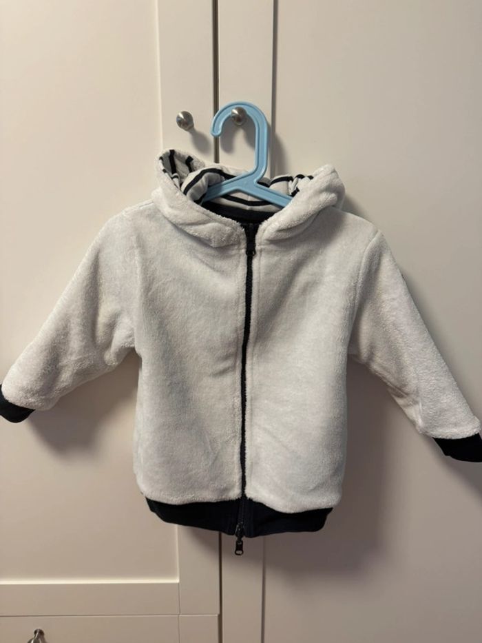 Veste réversible petit bateau 4 ans - photo numéro 3
