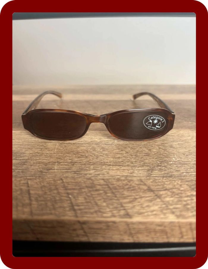 Lunette de soleil carré miu miu taille unique marron - photo numéro 7