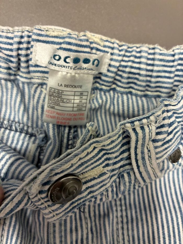 Pantalon rayé la redoute 2 ans