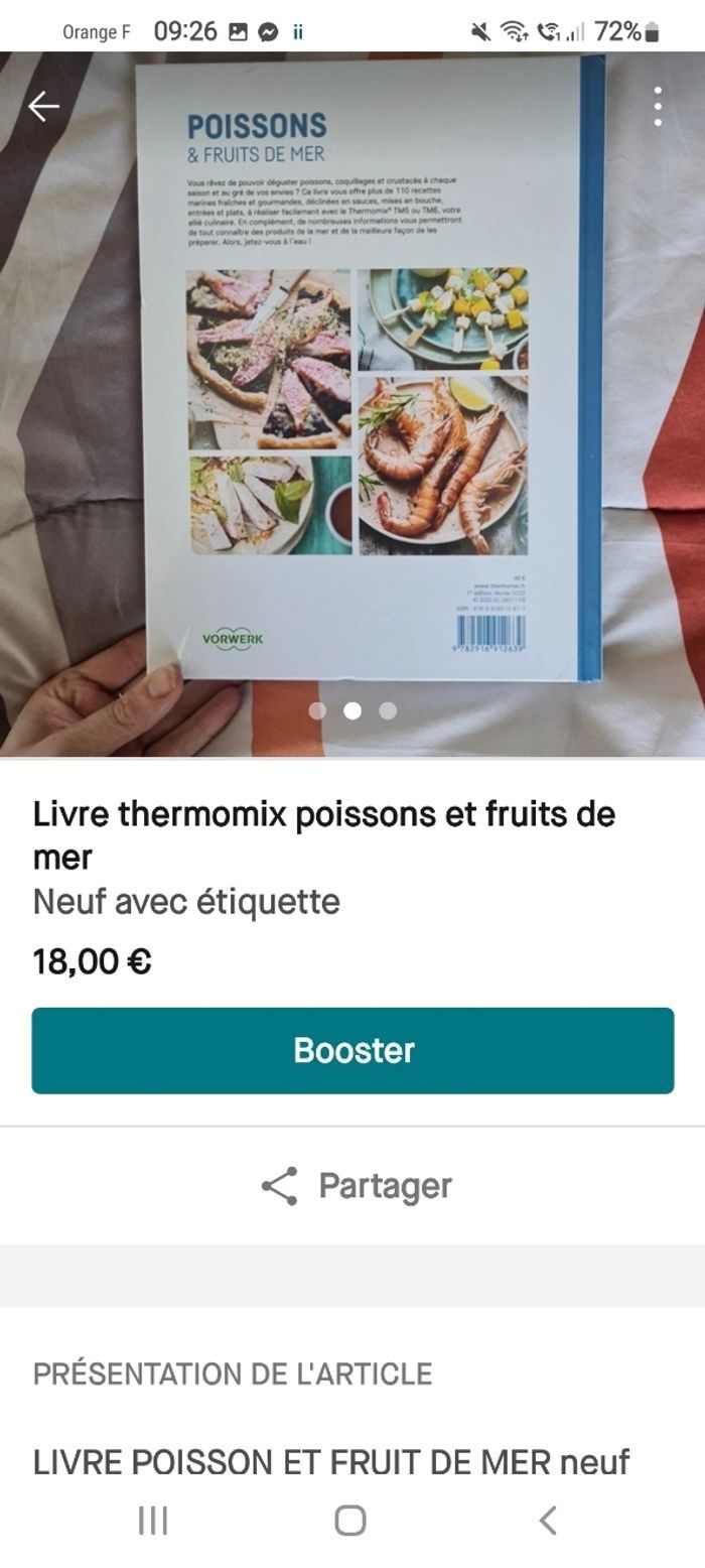 Livre poisson thermomix - photo numéro 2
