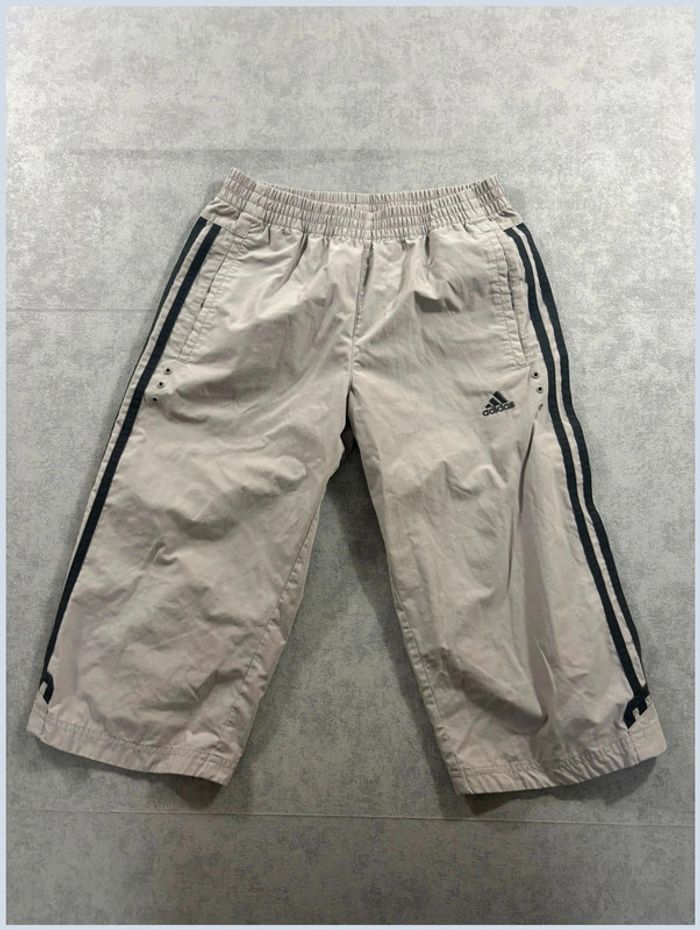 Pantacourt Adidas Gris logo brodé 12 ans